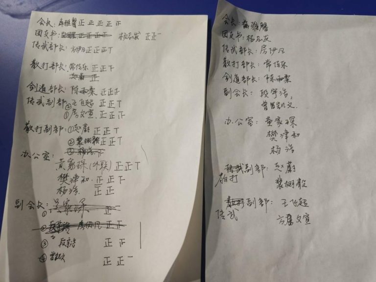 2024年中北大学自强武术协会换届选举大会圆满举行